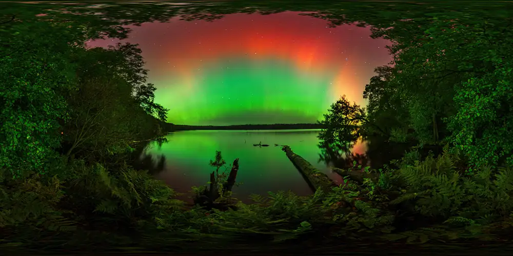 Himmelpfort - Sidowsee 1 Polarlicht