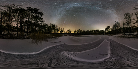 Briesen/Mark - Karpfenteich - Panorama