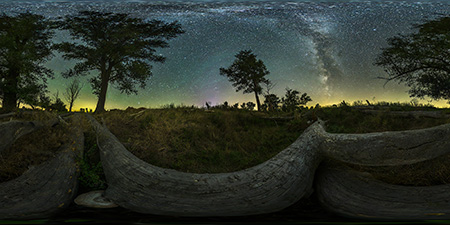 Elbauen bei Torgau - Toter Wal 2 bei Sachau Astrofotografie