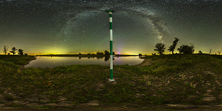 Elbauen bei Torgau - Elbe bei Sachau Astrofotografie