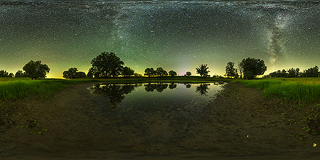 Elbauen bei Torgau - T&uuml;mpel 2 bei Sachau Astrofotografie