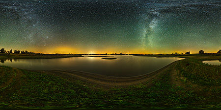 Elbdeich Vorland - Panorama