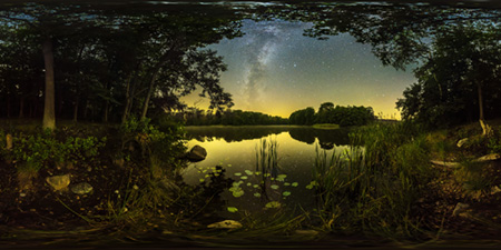 Grumsiner Forst - See - Panorama