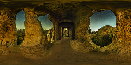 Kluesberge - Kapelle Astrofotografie