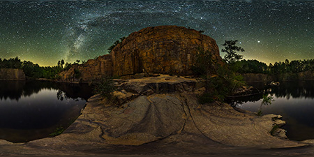 Königshain Steinbrüche - Firstensteinbruch 6 Astrofotografie