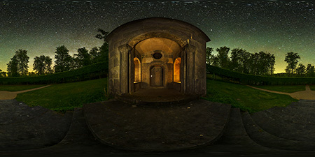 Wolfsruh / Gransee - Meseberg Mausoleum 1 Astrofotografie