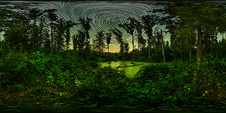 Schorfheide bei Liepe - Düsterer Possenberg Tümpel Astrofotografie