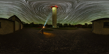 Sternenpark Westhavel - Rhinow Funkturm Astrofotografie