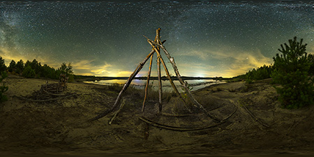 Calauer Bergbaugebiet - Lichtenauer See 3 Astrofotografie