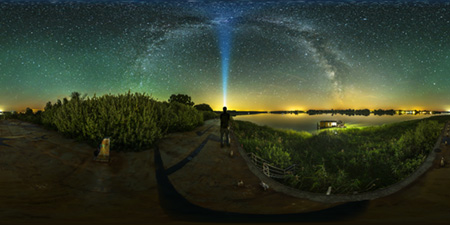 Sternenpark Westhavel - Ferienschiff - Panorama