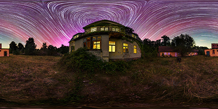 Wolfsruh / Gransee - Gut Hartzwalde 1 Polarlicht Astrofotografie