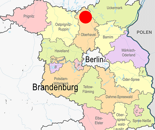 Oberhavel - Buchheide - Karte