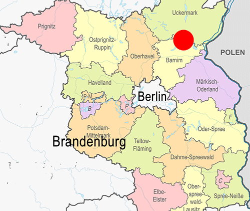 Forst Redernswalde - Karte